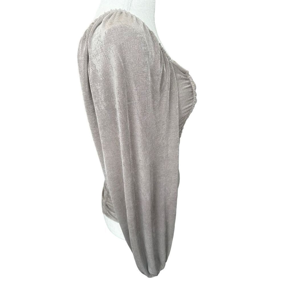 ASTR Brown Metallic Bodysuit NWHT Size Medium - Picture 4 of 8